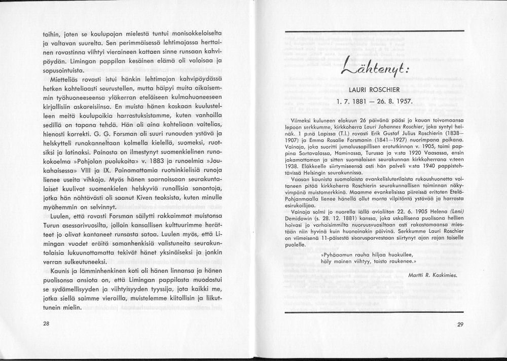 Sukuviesti 2, sivut 28 ja 29