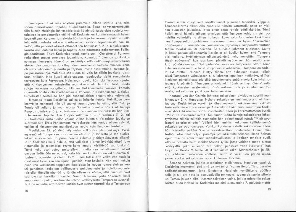 Sukuviesti 29, sivut 18 ja 19