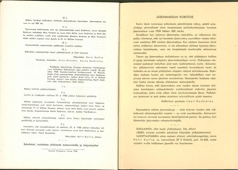 Sukuviesti 4, sivut 24 ja 25