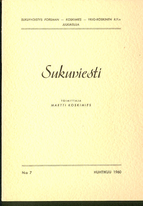 Sukuviesti 7